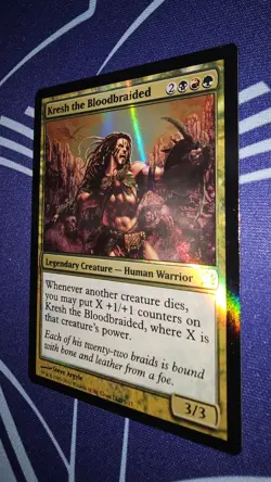 Kresh the Bloodbraided From the Vault: Legends Foil # 5 - Image 3