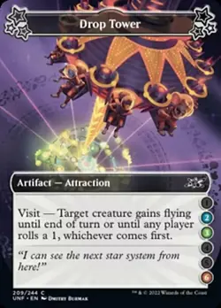 1 x Drop Tower (2-3-6) - Foil - Unfinity - NM-Mint - MTG - Image 1