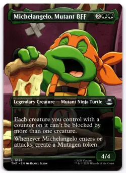 Michelangelo, Mutant BFF (Borderless) 198 TMT Nestor Ossandon Leal - Image 1
