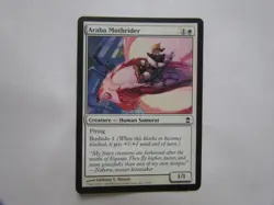 Araba Mothrider x4 4x Saviors White COM Creature Human Samurai Flying MTG - Image 2