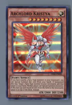 Archlord Kristya DESO-EN050 Super Rare Destiny Soldiers Yu-Gi-Oh Lightly Played - Image 1
