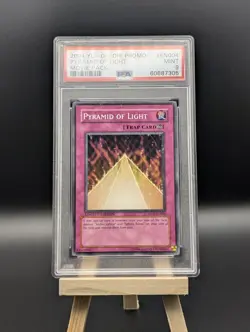 2004 Yu-Gi-Oh! Pyramid of Light Promo PSA 9 - Image 1