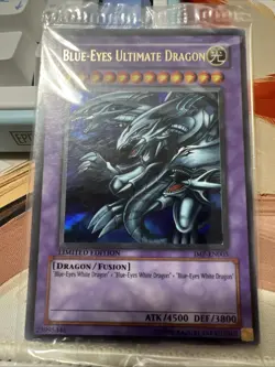 Blue-Eyes Ultimate Dragon Yu-Gi-Oh! JMP-EN005 Holo Limited Edition SEALED MINT - Image 3
