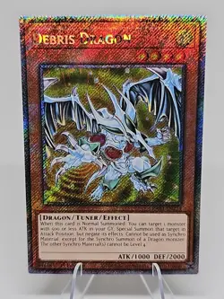 Yugioh Debris Dragon RA03-EN214 Platinum Secret Rare 1st Ed NM - Image 1