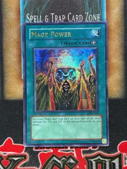 Yugioh Mage Power LON-050 Ultra Rare 1st Ed HP - Image 1