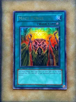 Yugioh Mage Power LON-050 Ultra Rare 1st Ed MP - Image 1