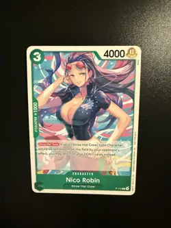 Nico Robin P-111 Heroines Edition Promo One Piece Card English Near Mint - Image 1