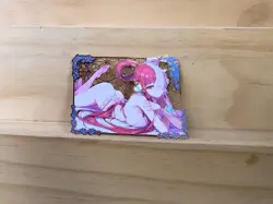 Metal Gold One Piece Waifu Collection Plate Die Cut UTA Sexy Waifu Card - Image 5