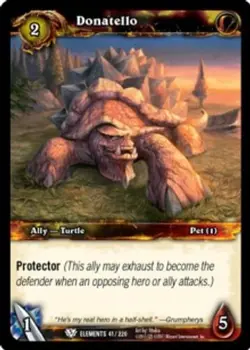 Donatello - War of the Elements - World of Warcraft TCG - Image 1