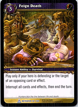 Feign Death 50/264 World Of Warcraft Servants Of The Betrayer Light Play - Image 1