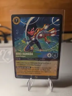Disney Lorcana - Hiro Hamada Armor Designer 24A/P2 League Promo Card TCG NM /M - Image 1