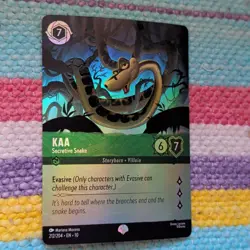 Disney Lorcana TCG Kaa Secretive Snake 212/204 Epic Rare Whispers On The Well NM - Image 2