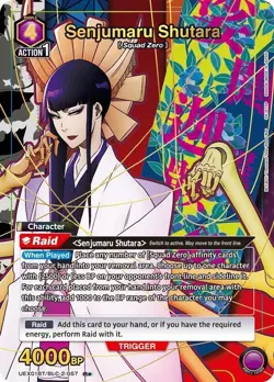Senjumaru Shutara Alternate Art Foil - UEX01BT /BLC-2-057 NM - Union Arena - Image 1
