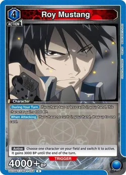Roy Mustang Foil - UE09BT/FMA-1-054 NM - Union Arena - Image 1