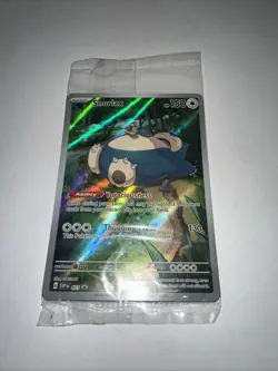 Snorlax SVP EN 051 Black Star Promo Scarlet & Violet Pokemon 151 Card - SEALED - Image 1