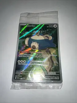 Snorlax SVP EN 051 Black Star Promo Scarlet & Violet Pokemon 151 Card - SEALED - Image 2