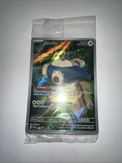 Snorlax SVP EN 051 Black Star Promo Scarlet & Violet Pokemon 151 Card - SEALED - Image 3