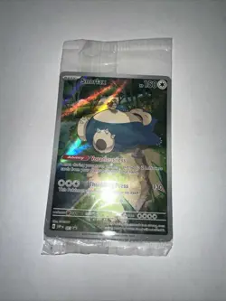 Snorlax SVP EN 051 Black Star Promo Scarlet & Violet Pokemon 151 Card - SEALED - Image 4