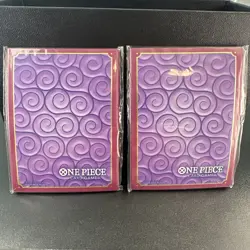 One Piece DEVIL FRUIT COLLECTION VOL. 1 10 Card Sleeves Pack gum gum fruit (X2) - Image 1