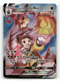 Single Strike Urshifu VMAX TG19/TG30 - Brilliant Stars - Pokemon Card NM/M - Image 1
