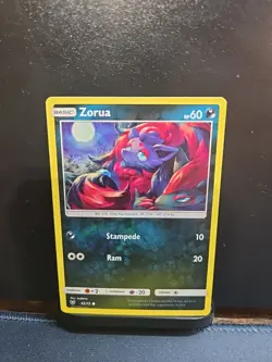 Pokemon Card Zorua Shining Legends Reverse Holo 52/73 Near Mint - Image 1