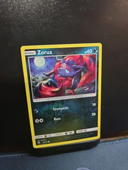 Pokemon Card Zorua Shining Legends Reverse Holo 52/73 Near Mint - Image 2