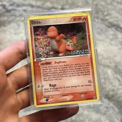 Pokemon Ditto Charmander Delta Species Reverse Holo Card- Damaged - Image 1