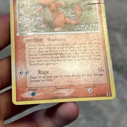 Pokemon Ditto Charmander Delta Species Reverse Holo Card- Damaged - Image 4