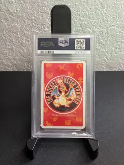 1996 POKEMON RED VERSION PLAYING CARDS 6 OF SPADES #093 HAUNTER PSA 10 - Image 2