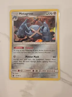 Metagross 95/168 Sun & Moon Celestial Storm HOLO Pokemon Card TCG - NM! - Image 1