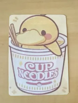 Anime ART STYLE Psyduck Fan Full Art Pokemon Custom Card/perfect bookmark - Image 1