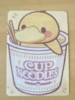Anime ART STYLE Psyduck Fan Full Art Pokemon Custom Card/perfect bookmark - Image 3