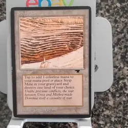 Magic: The Gathering Strip Mine Land Regular Daniel Gelon English Card Stock - Image 1