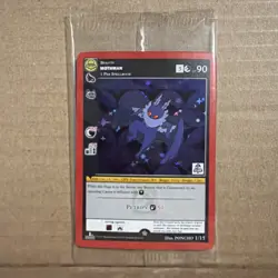 Metazoo Nightfall Pin Club Mothman Full Holo 1/15 1st Edition Promo Sealed Card - Image 1