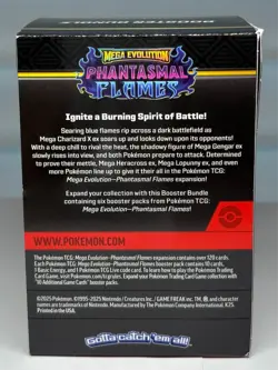 2025 Pokemon Phantasmal Flames Booster Bundle With Base/Foil Cards + Promo Card - Image 3