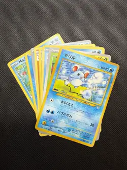 Pokemon TCG Card Lot Marill Japanese and English 8 card lot - Image 1