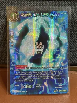Vegeta The Lone Prince History Of Vegeta Dragon Ball Super Card Game Foil NM - Image 1