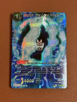 Vegeta The Lone Prince History Of Vegeta Dragon Ball Super Card Game Foil NM - Image 2