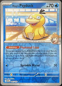 Misty's Psyduck 045/182 Sv10: Destined Rivals Reverse Holo - Pokemon Card - Image 1