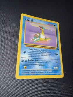 LP Lapras 25/62 Fossil Set Non Holo Rare WOTC 1999 Vintage Pokemon Card LP - Image 2