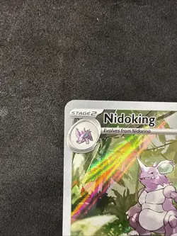 Pokemon TCG Nidoking Scarlet & Violet 151 Illustration Rare Card 174/165 - Image 2