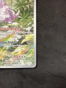 Pokemon TCG Nidoking Scarlet & Violet 151 Illustration Rare Card 174/165 - Image 5
