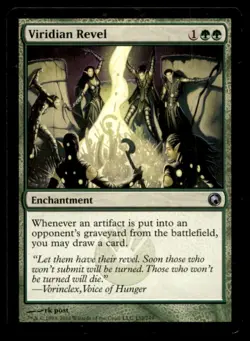 Viridian Revel LP Light Play Scars of Mirrodin MTG [5886] - Image 1