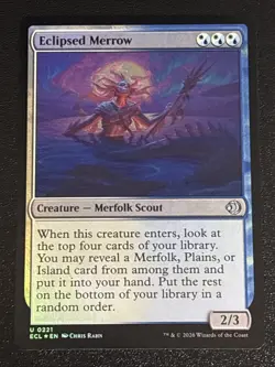 MTG Lorwyn Eclipsed Eclipsed Merrow Foil 0221 NM - Image 1
