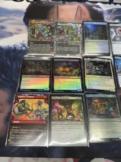 Magic The Gathering Teenage Mutant Ninja Turtles Lot Foil Borderless Rare 50+ - Image 3