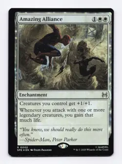 Amazing Alliance (Foil) 0002 (R) MTG Marvel's Spider-Man: Eternal-Legal (SPE) - Image 1