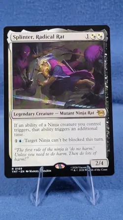 MTG TMNT R Splinter, Radical Rat #0169 - Image 1