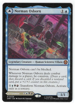 Norman Osborn Green Goblin 0039 Marvel’s Spider-Man NM MTG Magic Mythic - Image 1