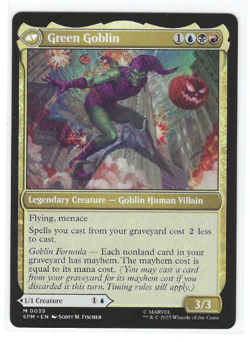 Norman Osborn Green Goblin 0039 Marvel’s Spider-Man NM MTG Magic Mythic - Image 2
