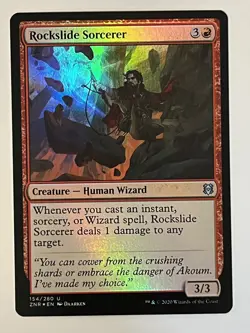 Rockslide Sorcerer Zendikar Rising Foil MTG NM - Image 1